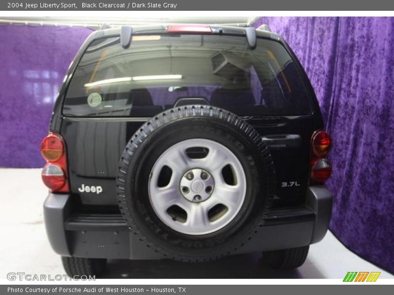 Black Clearcoat / Dark Slate Gray 2004 Jeep Liberty Sport