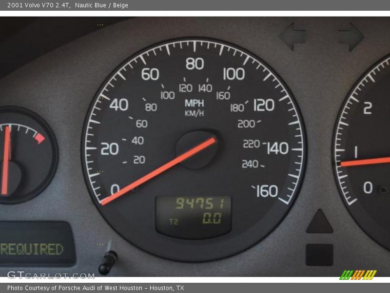 Nautic Blue / Beige 2001 Volvo V70 2.4T