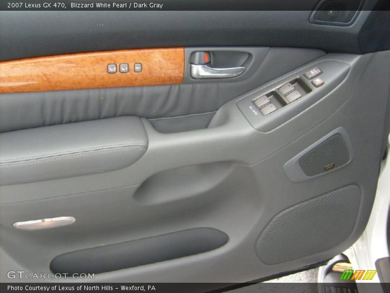 Blizzard White Pearl / Dark Gray 2007 Lexus GX 470