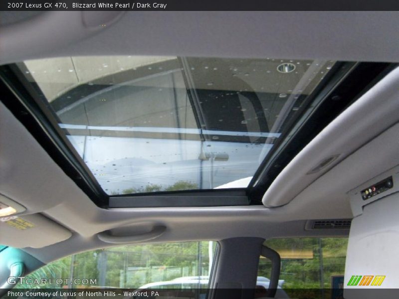 Blizzard White Pearl / Dark Gray 2007 Lexus GX 470