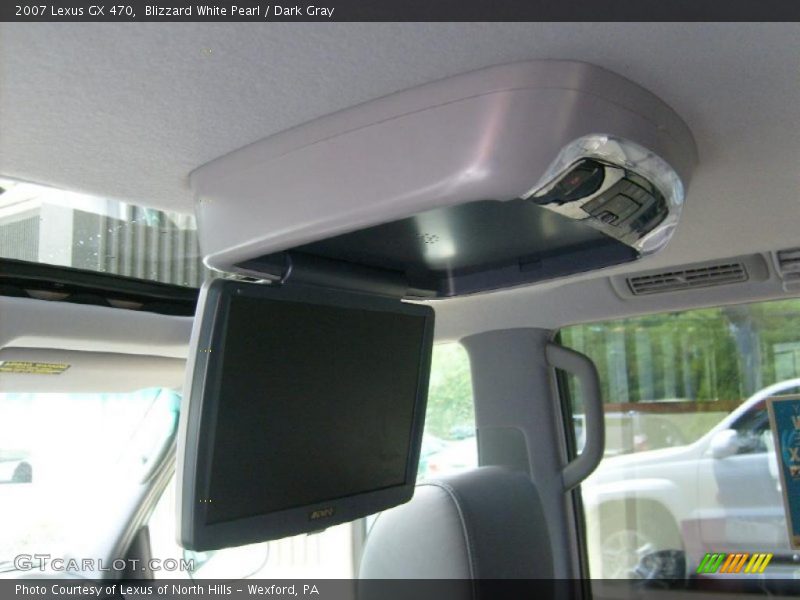 Blizzard White Pearl / Dark Gray 2007 Lexus GX 470