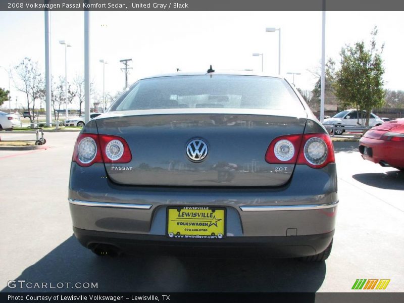 United Gray / Black 2008 Volkswagen Passat Komfort Sedan