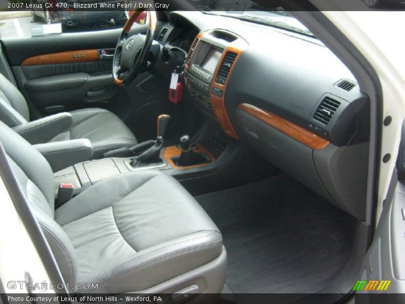 Blizzard White Pearl / Dark Gray 2007 Lexus GX 470