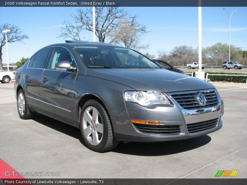 United Gray / Black 2008 Volkswagen Passat Komfort Sedan