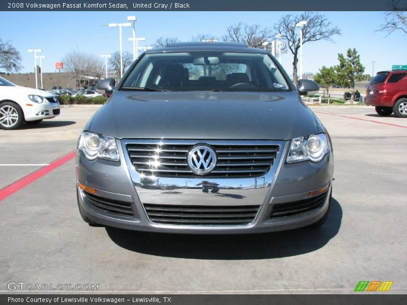 United Gray / Black 2008 Volkswagen Passat Komfort Sedan