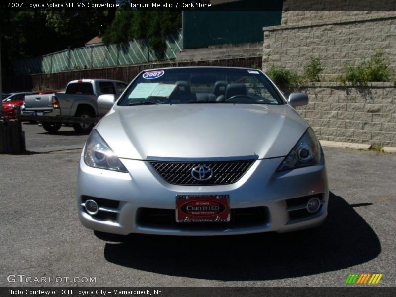 Titanium Metallic / Dark Stone 2007 Toyota Solara SLE V6 Convertible