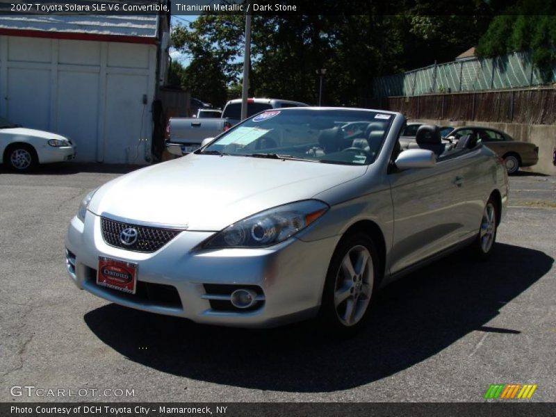Titanium Metallic / Dark Stone 2007 Toyota Solara SLE V6 Convertible