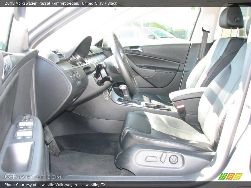 United Gray / Black 2008 Volkswagen Passat Komfort Sedan