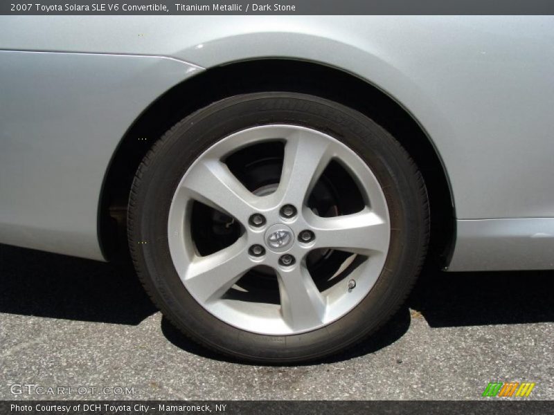Titanium Metallic / Dark Stone 2007 Toyota Solara SLE V6 Convertible