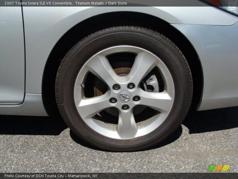 Titanium Metallic / Dark Stone 2007 Toyota Solara SLE V6 Convertible