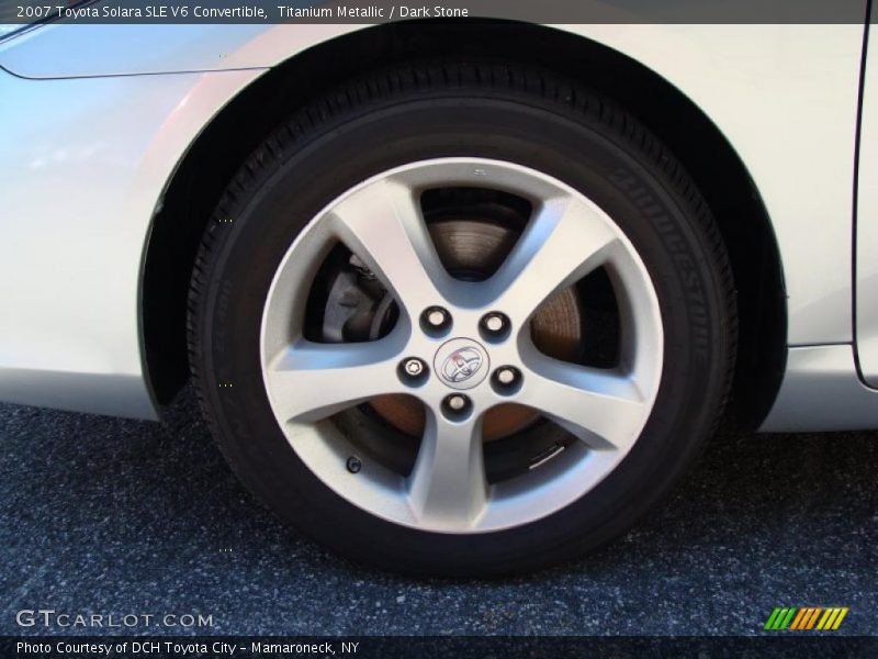 Titanium Metallic / Dark Stone 2007 Toyota Solara SLE V6 Convertible