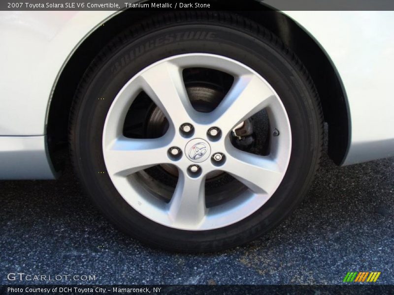Titanium Metallic / Dark Stone 2007 Toyota Solara SLE V6 Convertible