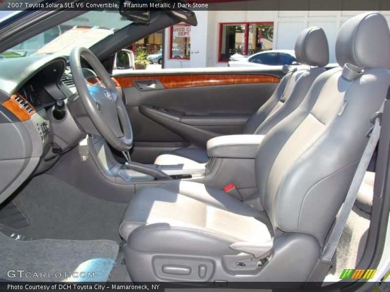 Titanium Metallic / Dark Stone 2007 Toyota Solara SLE V6 Convertible