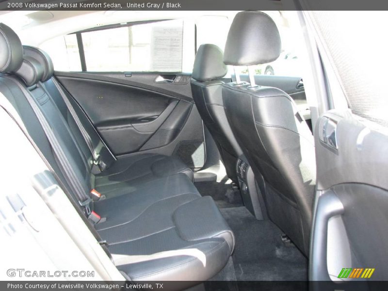 United Gray / Black 2008 Volkswagen Passat Komfort Sedan