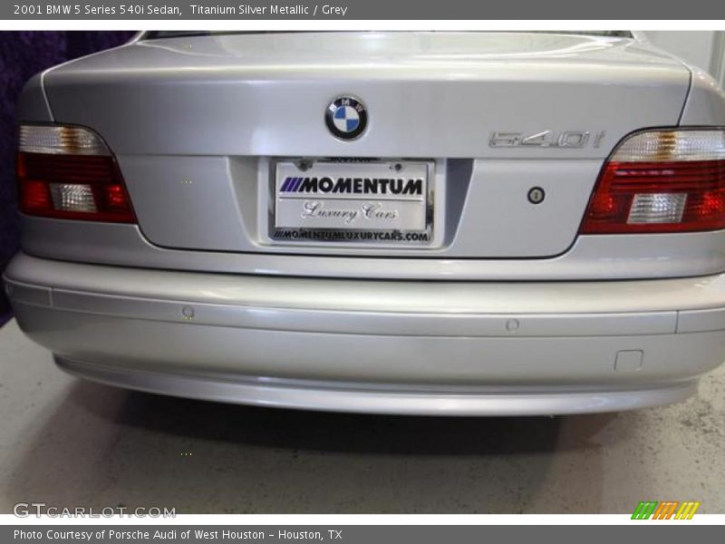 Titanium Silver Metallic / Grey 2001 BMW 5 Series 540i Sedan