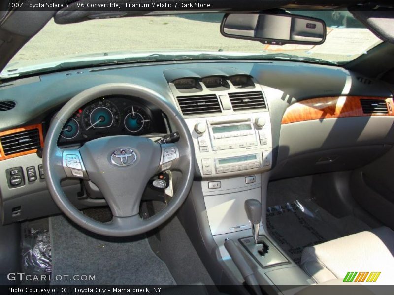 Titanium Metallic / Dark Stone 2007 Toyota Solara SLE V6 Convertible
