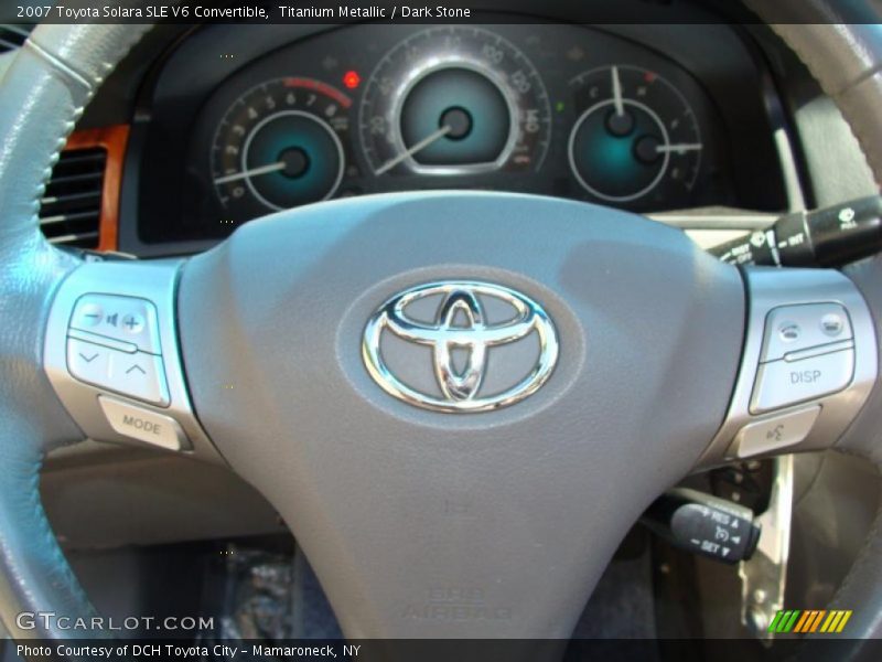 Titanium Metallic / Dark Stone 2007 Toyota Solara SLE V6 Convertible