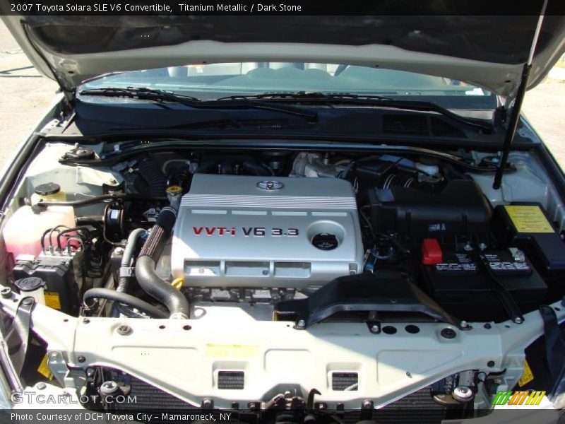 Titanium Metallic / Dark Stone 2007 Toyota Solara SLE V6 Convertible