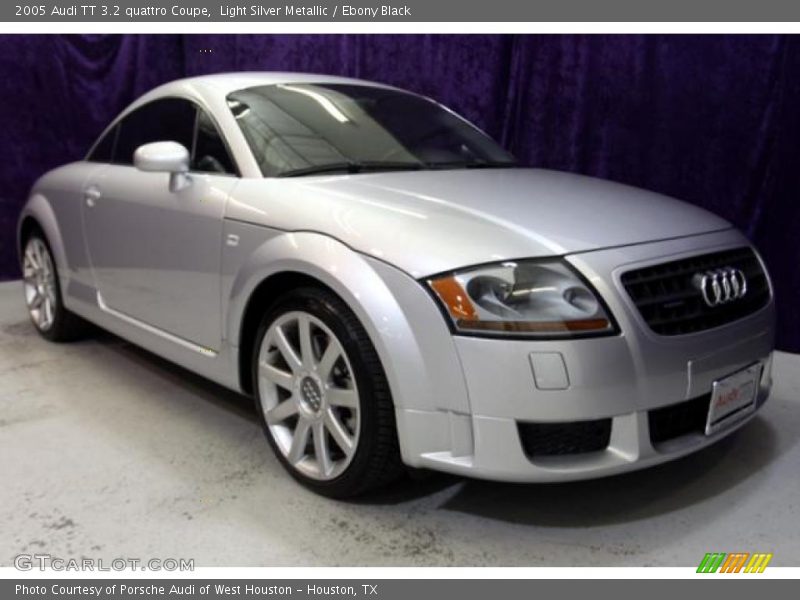 Light Silver Metallic / Ebony Black 2005 Audi TT 3.2 quattro Coupe