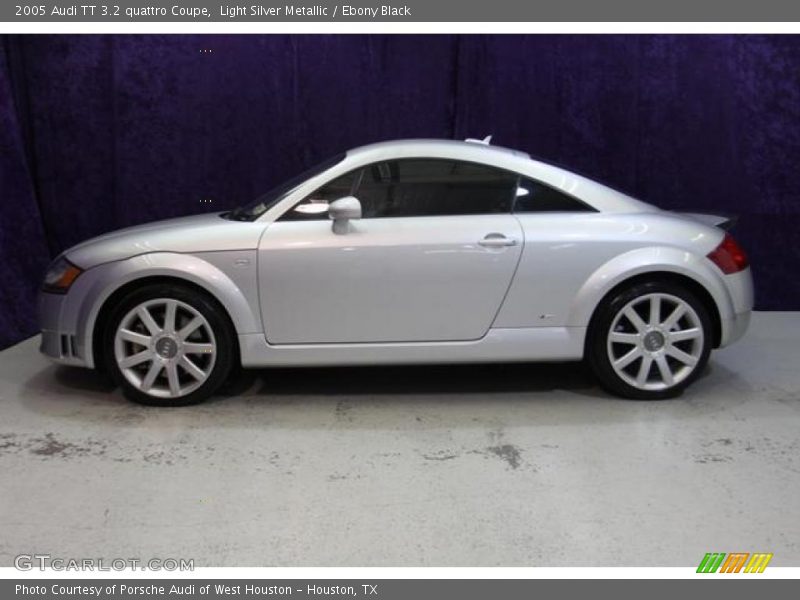 Light Silver Metallic / Ebony Black 2005 Audi TT 3.2 quattro Coupe