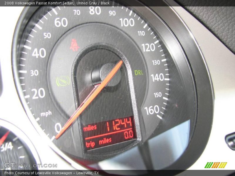 United Gray / Black 2008 Volkswagen Passat Komfort Sedan