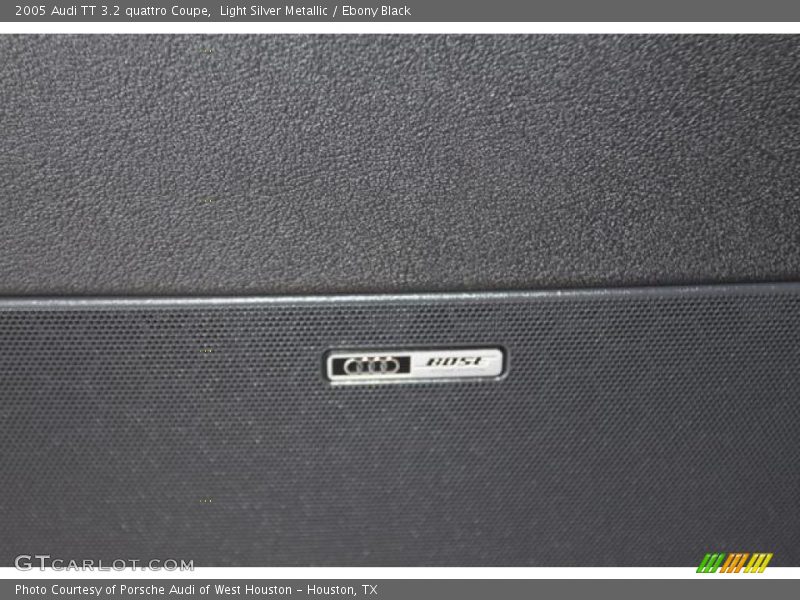 Light Silver Metallic / Ebony Black 2005 Audi TT 3.2 quattro Coupe