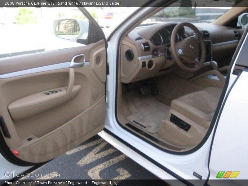 Sand White / Havanna/Sand Beige 2008 Porsche Cayenne GTS