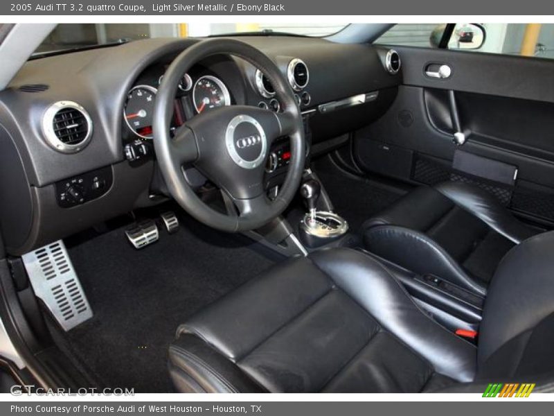 Light Silver Metallic / Ebony Black 2005 Audi TT 3.2 quattro Coupe