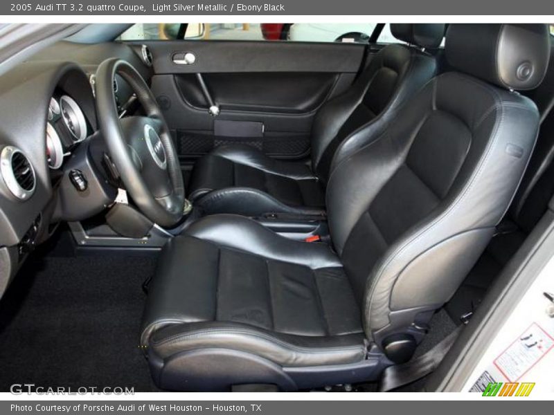 Light Silver Metallic / Ebony Black 2005 Audi TT 3.2 quattro Coupe