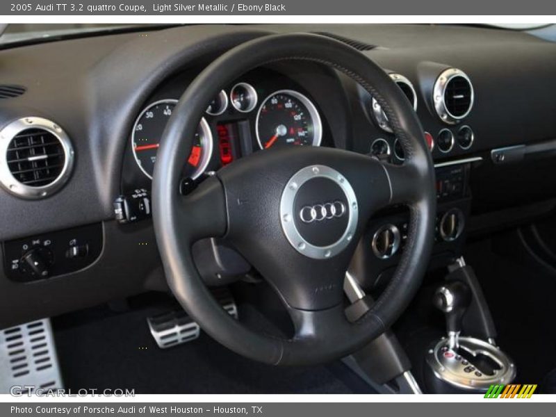 Light Silver Metallic / Ebony Black 2005 Audi TT 3.2 quattro Coupe
