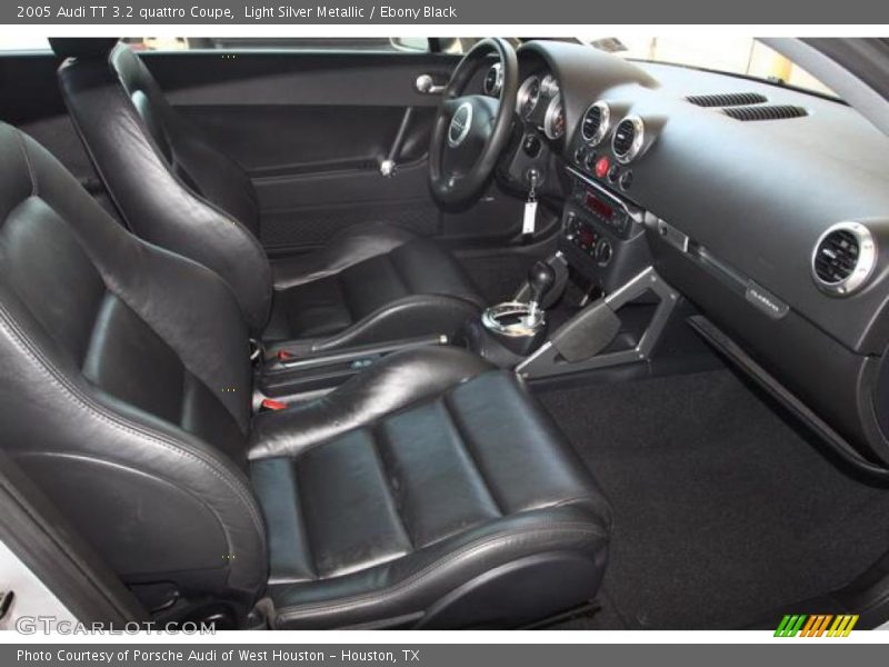 Light Silver Metallic / Ebony Black 2005 Audi TT 3.2 quattro Coupe