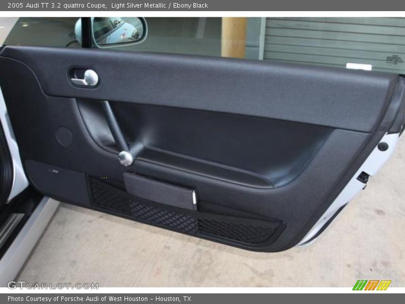 Light Silver Metallic / Ebony Black 2005 Audi TT 3.2 quattro Coupe