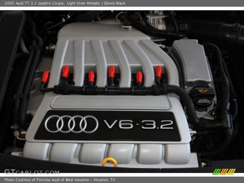 Light Silver Metallic / Ebony Black 2005 Audi TT 3.2 quattro Coupe