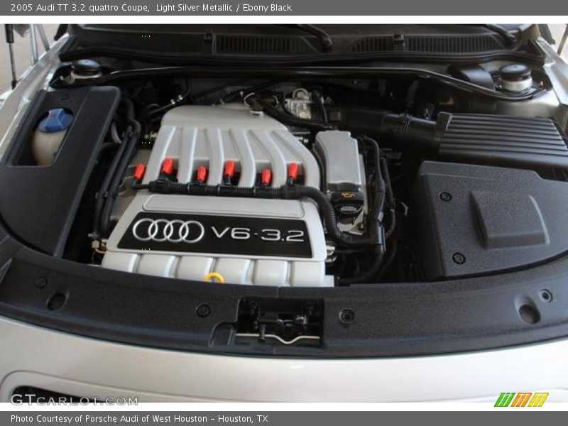 Light Silver Metallic / Ebony Black 2005 Audi TT 3.2 quattro Coupe