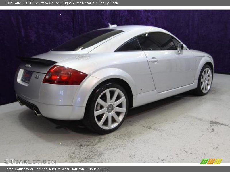 Light Silver Metallic / Ebony Black 2005 Audi TT 3.2 quattro Coupe