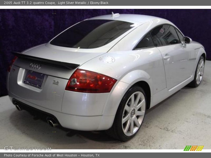 Light Silver Metallic / Ebony Black 2005 Audi TT 3.2 quattro Coupe