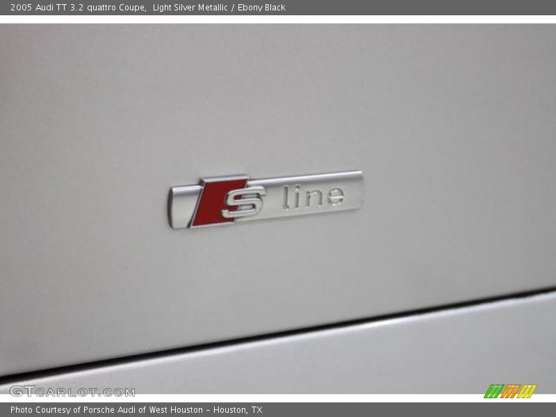Light Silver Metallic / Ebony Black 2005 Audi TT 3.2 quattro Coupe