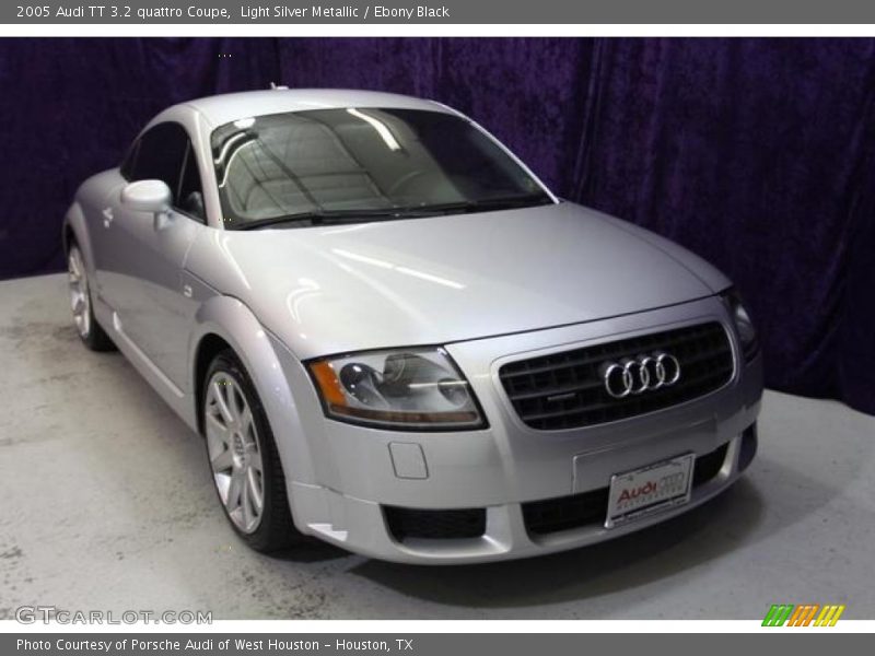 Light Silver Metallic / Ebony Black 2005 Audi TT 3.2 quattro Coupe
