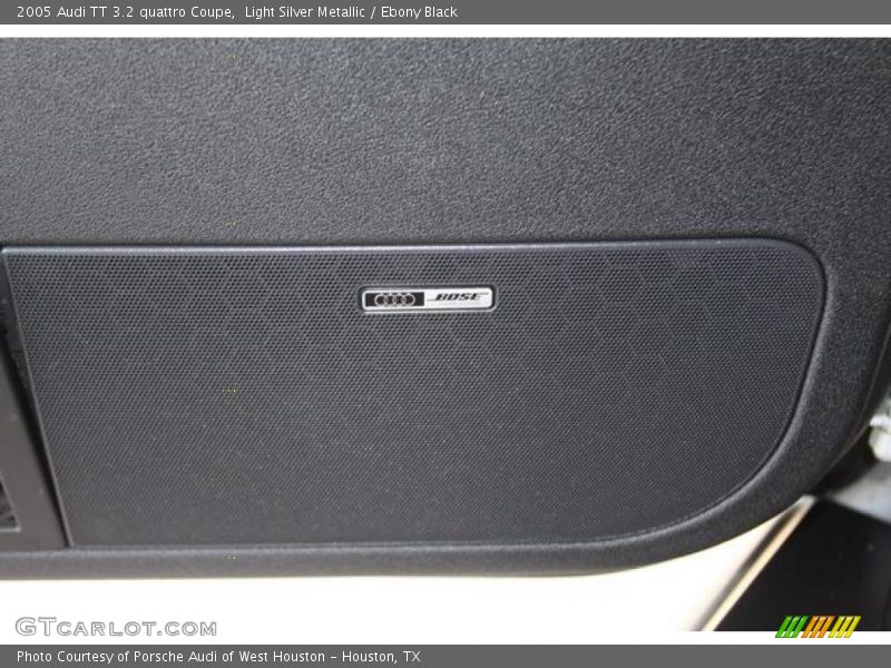 Light Silver Metallic / Ebony Black 2005 Audi TT 3.2 quattro Coupe