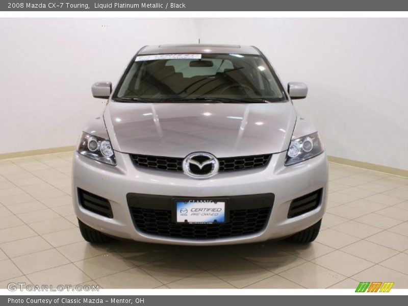 Liquid Platinum Metallic / Black 2008 Mazda CX-7 Touring