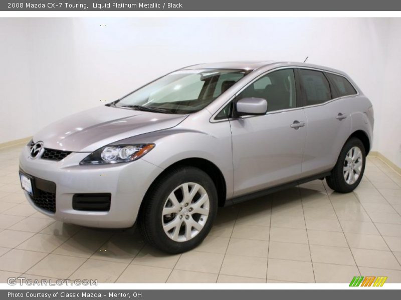 Liquid Platinum Metallic / Black 2008 Mazda CX-7 Touring