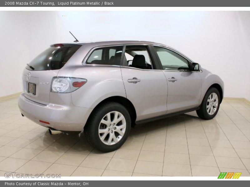 Liquid Platinum Metallic / Black 2008 Mazda CX-7 Touring