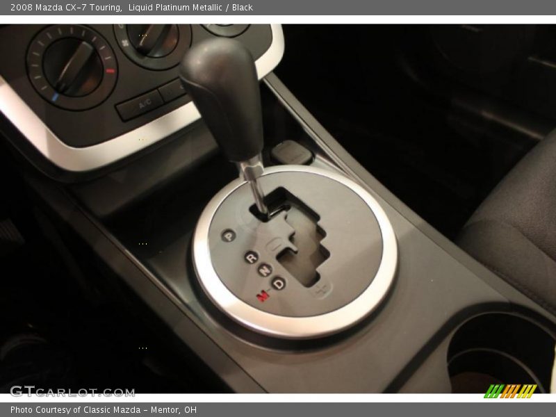 Liquid Platinum Metallic / Black 2008 Mazda CX-7 Touring