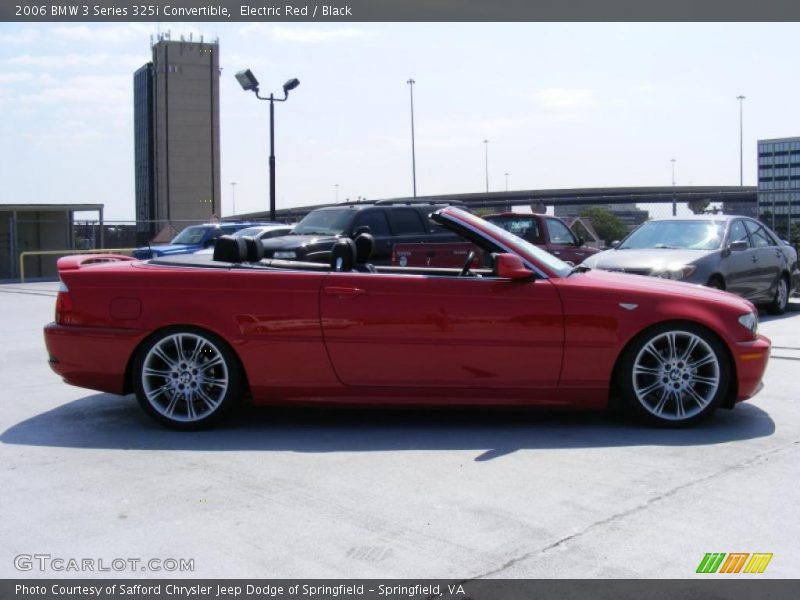 Electric Red / Black 2006 BMW 3 Series 325i Convertible