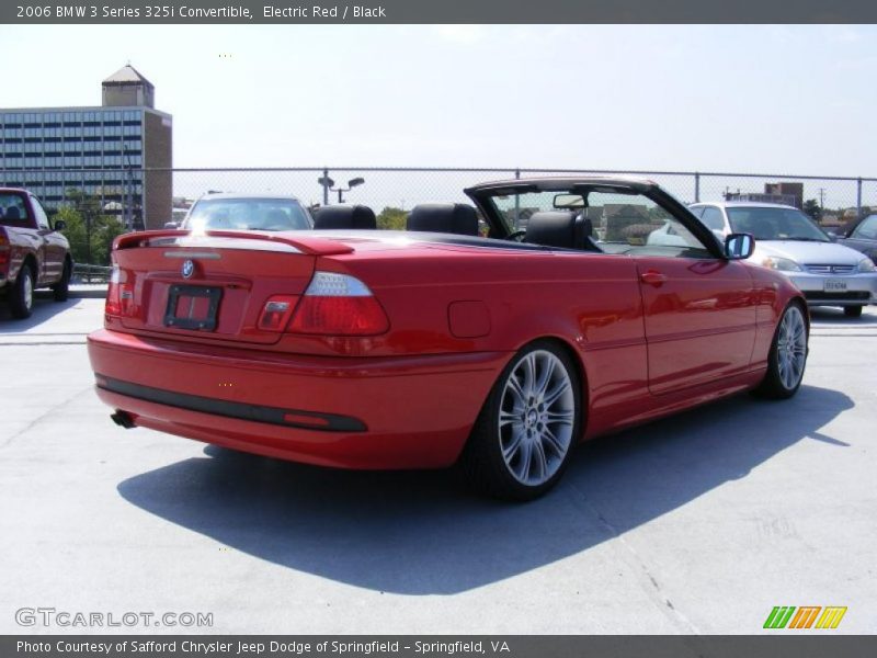 Electric Red / Black 2006 BMW 3 Series 325i Convertible