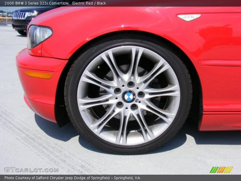 Electric Red / Black 2006 BMW 3 Series 325i Convertible