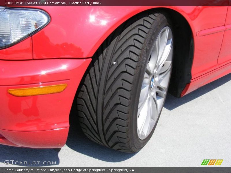 Electric Red / Black 2006 BMW 3 Series 325i Convertible