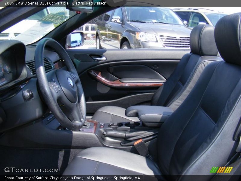 Electric Red / Black 2006 BMW 3 Series 325i Convertible