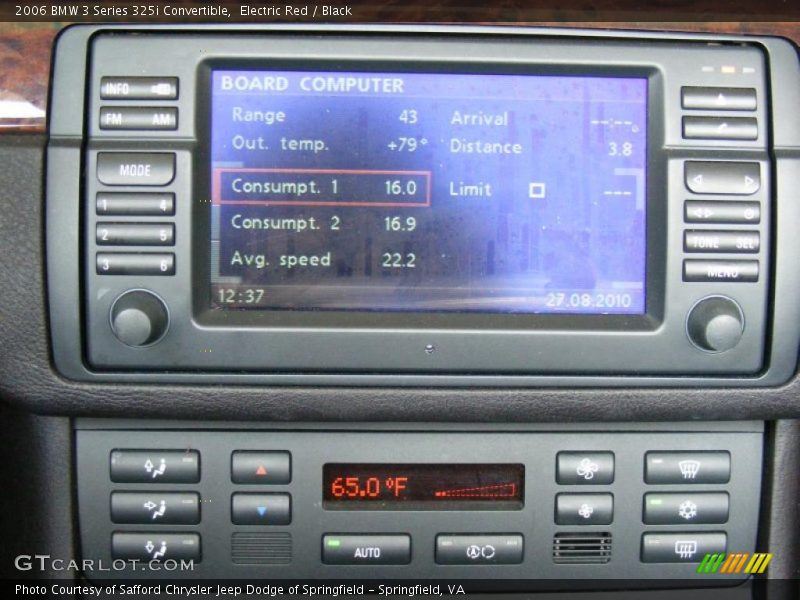 Electric Red / Black 2006 BMW 3 Series 325i Convertible