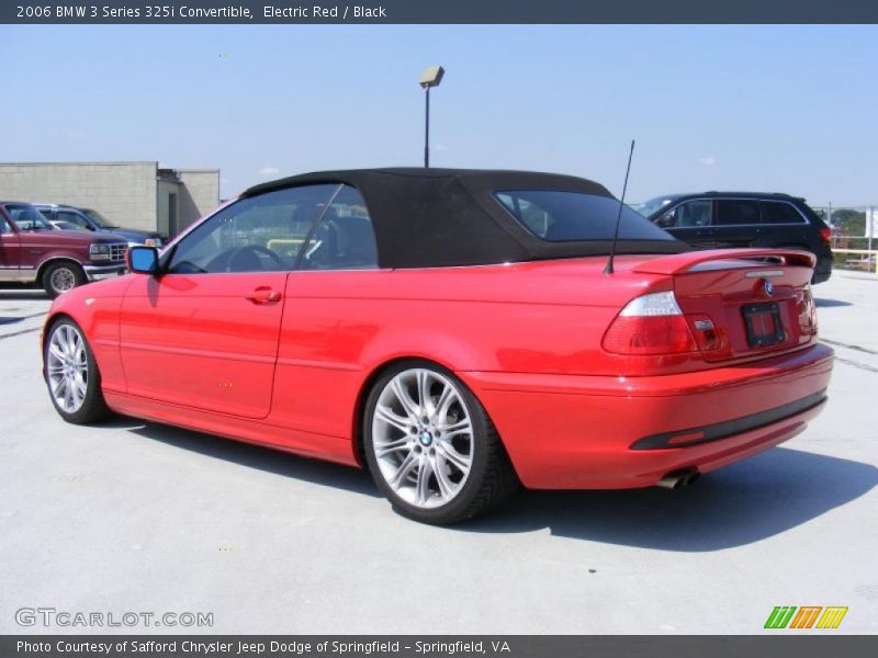 Electric Red / Black 2006 BMW 3 Series 325i Convertible